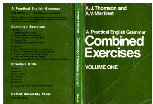 A Practical English Grammar - Combined Exercises Voulme One 