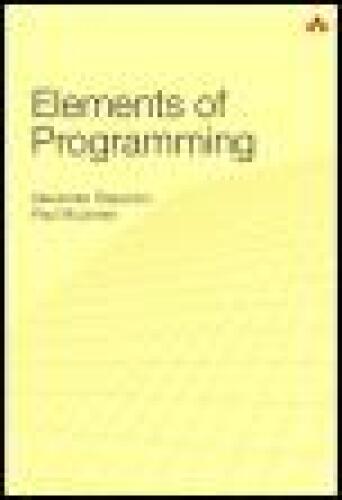 Elements of Programming 