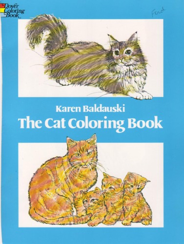 The Cat Coloring Bookсерия :Dover Coloring Books 