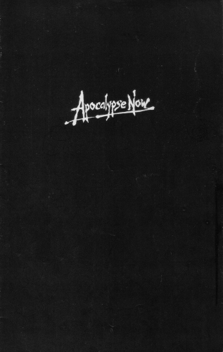 Apocalypse Now - Movie Program 