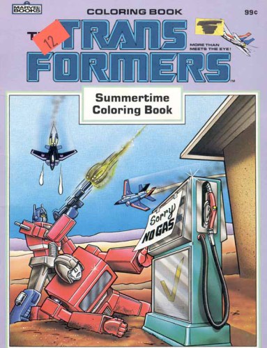 The Transformers - Summertime Coloring Book 