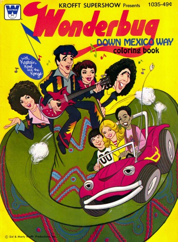 Krofft Super Show Presents - Wonderbug, Down Mexico Way Coloring Book 