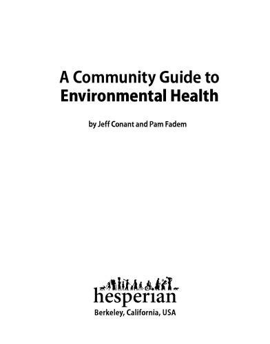 A Community Guide to Environmental Health