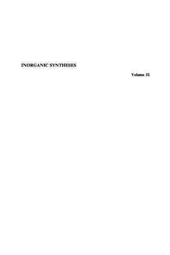 Inorganic Syntheses, Vol. 32