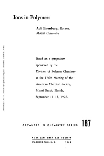 Ions in Polymers