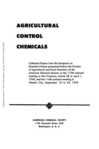 Agricultural Control Chemicals