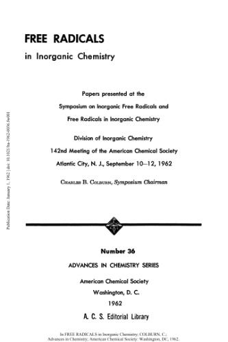 Free Radicals in Inorganic Chemistry