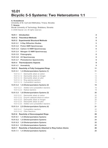 Compr. Heterocyclic Chem. III Vol.10 Ring Syst. with at least Two Fused Heterocyclic Five- or Six-memb. Rings, no Bridgehead