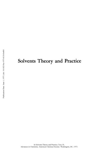 Solvents Theory and Practice