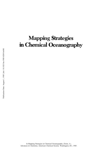 Mapping Strategies in Chemical Oceanography