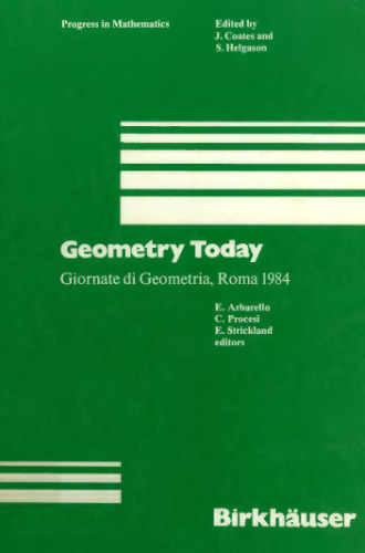 Geometry Today  Giornate di Geometria, Roma 1984  International Conference, Rome, June 4-11, 1984