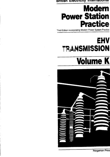 EHV Transmission, Volume Volume K, Third Edition