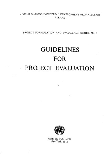 Guidelines for project evaluation