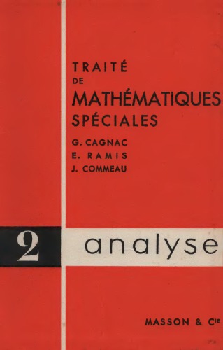 Traité de mathématiques spéciales