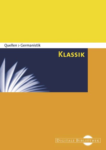 Quellen Germanistik - Klassik