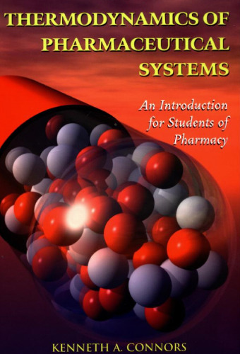 Thermodynamics of Pharmaceutical Systems: An Introduction for Students of Pharmacy