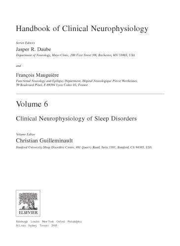 Clinical neurophysiology of sleep disorders