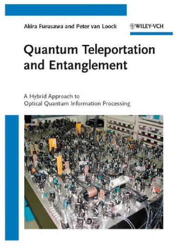 Quantum Teleportation and Entanglement