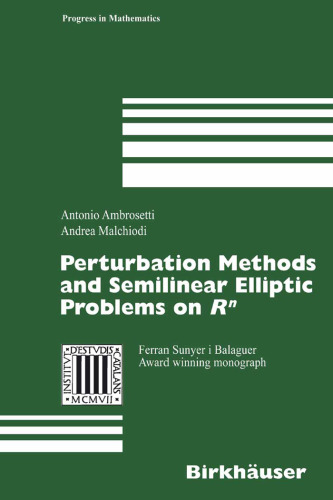 Perturbation Methods and Semilinear Elliptic Problems on R^n 