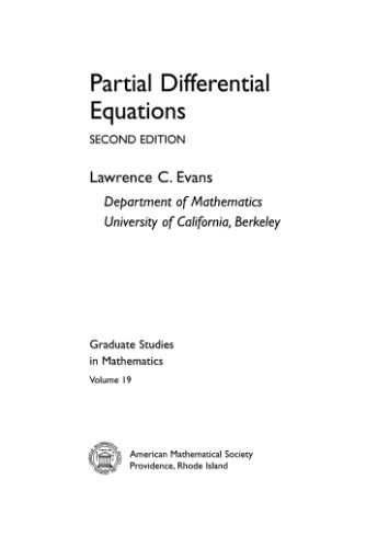 Partial Differential Equations: Second Edition 