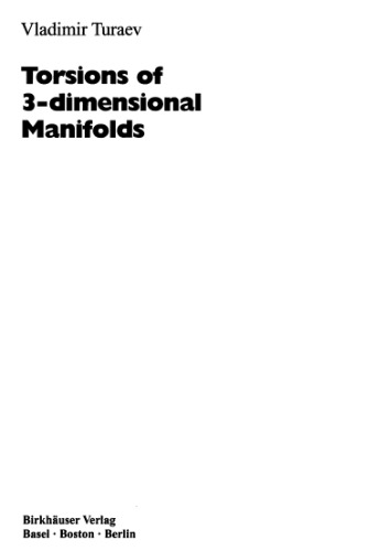 Torsions of 3-dimensional Manifolds 