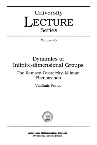 Dynamics of infinite-dimensional groups: the Ramsey-Dvoretzky-Milman phenomenon