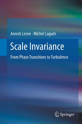 Scale Invariance: From Phase Transitions to Turbulence