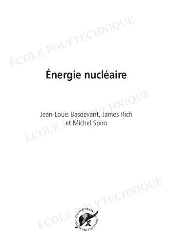 Spiro M. Energie Nucleaire