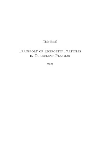 Transport of energetic particles in turbulent plasmas