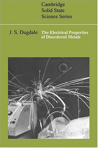 The electrical properties of disordered metals