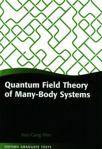 Quantum field theory of many-body systems