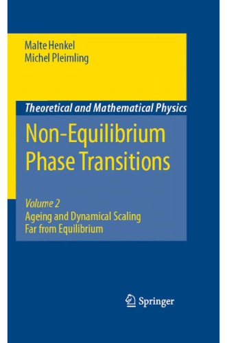 Non-Equilibrium Phase Transitions Volume 2: Ageing and Dynamical Scaling Far fr