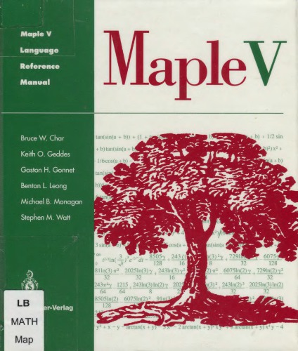 Maple V language reference manual