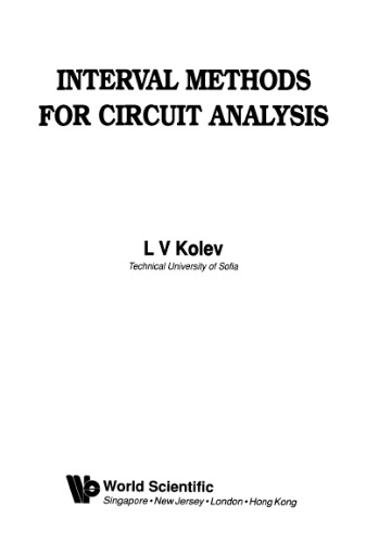 Interval methods for circuit analysis