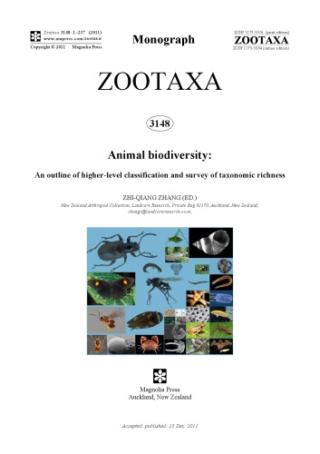 Animal biodiversity:  An outline of higher-level classification and survey of taxonomic richness