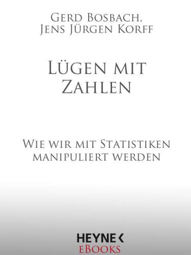 Lügen mit Zahlen (EPUB + MOBI)