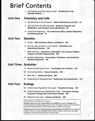 Biology: Science for Life