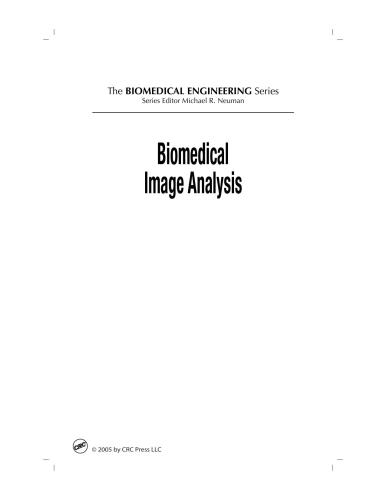 Biomedical Image Analysis (Biomedical Engineering)