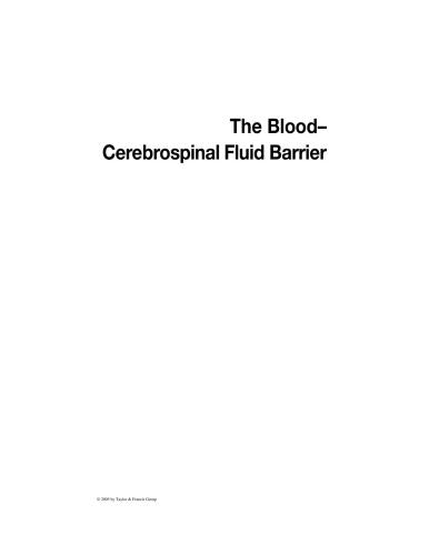 The Blood-Cerebrospinal Fluid Barrier