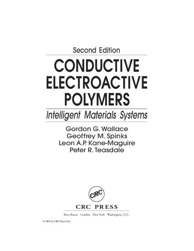 Conductive Electroactive Polymers: Intelligent Materials Systems, Second Edition