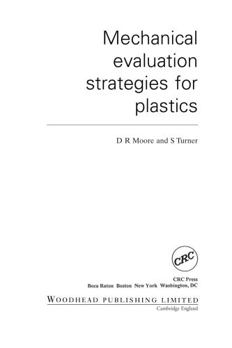 Mechanical Evaluation Strategies for Plastics