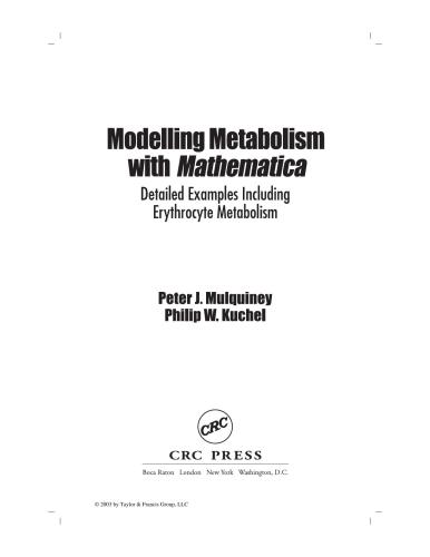 Modelling Metabolism with Mathematica