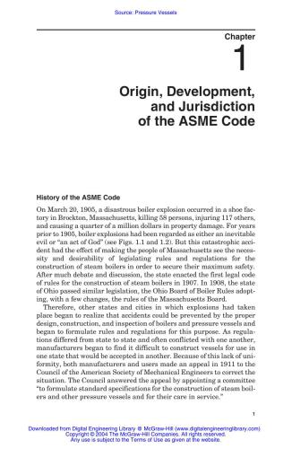 Pressure Vessels: The ASME Code Simplified