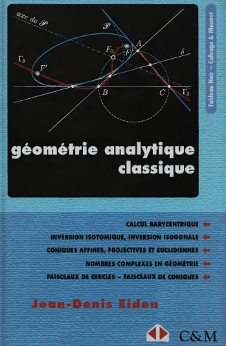 Géométrie analytique classique