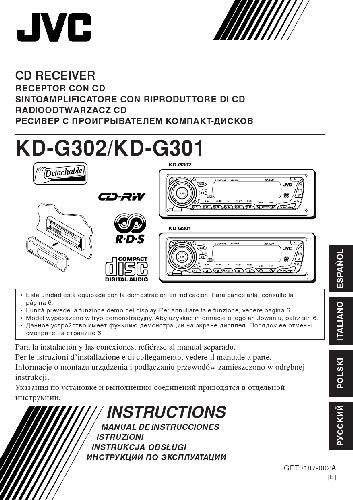 JVC KD-G301 302