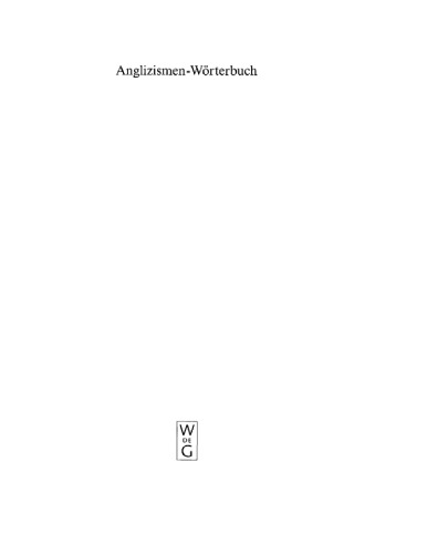 Anglizismen-Woerterbuch