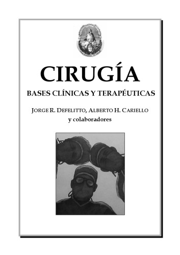 Cirugía : bases clínicas y terapéuticas