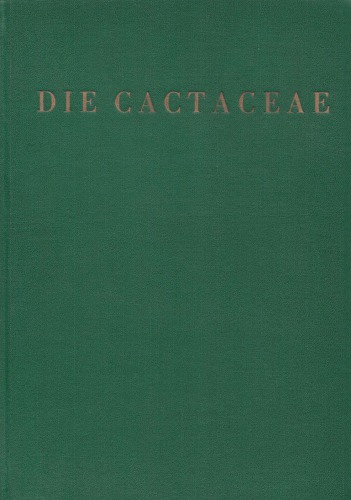 Die Cactaceae/ 4, Cereoideae : (Boreocereeae)