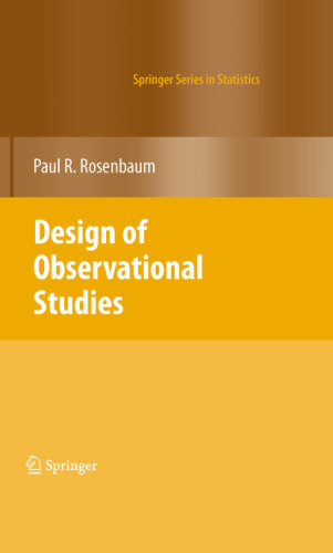 Design of observational studies