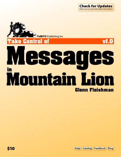 Take Control of Messages in Mountain Lion